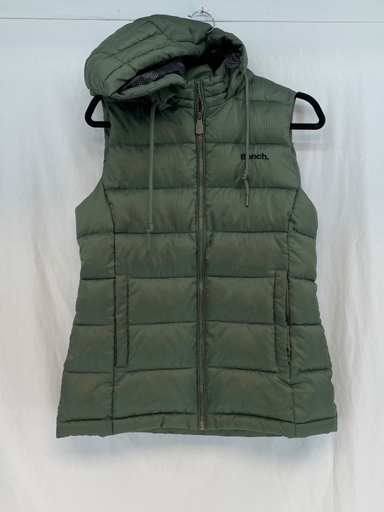 Bench Jackets & Blazers - Bench Puffer Vest Fitted Hood Green Women’s Size Small